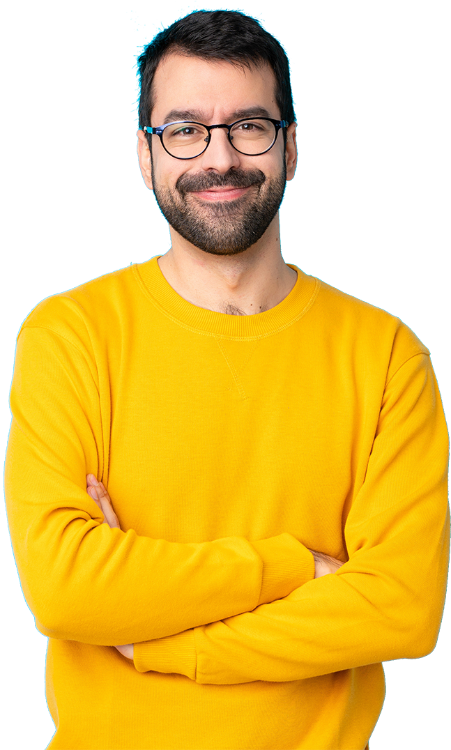 Smiling face of Deepak Malani